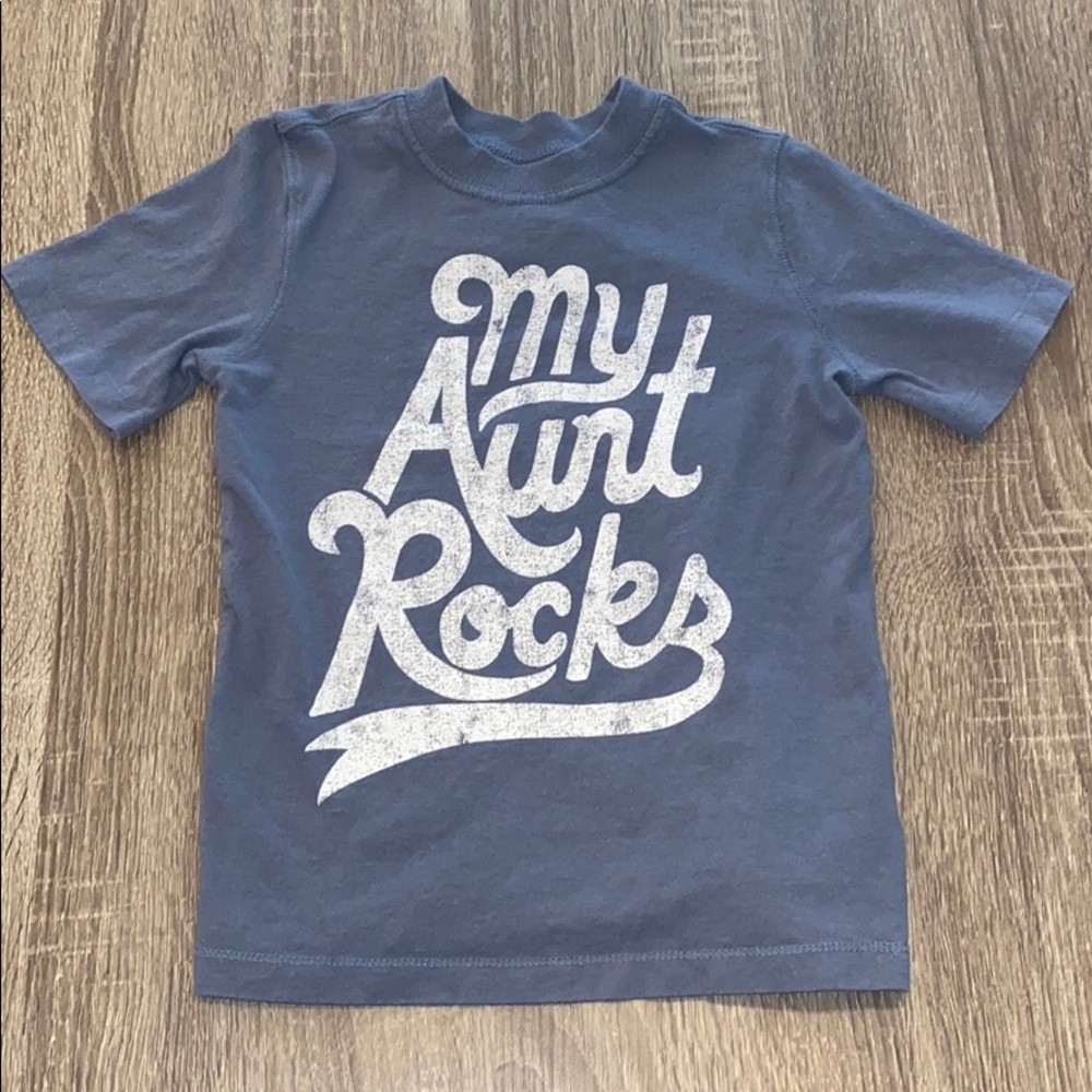 “My aunt rocks” kids T-shirt size T5